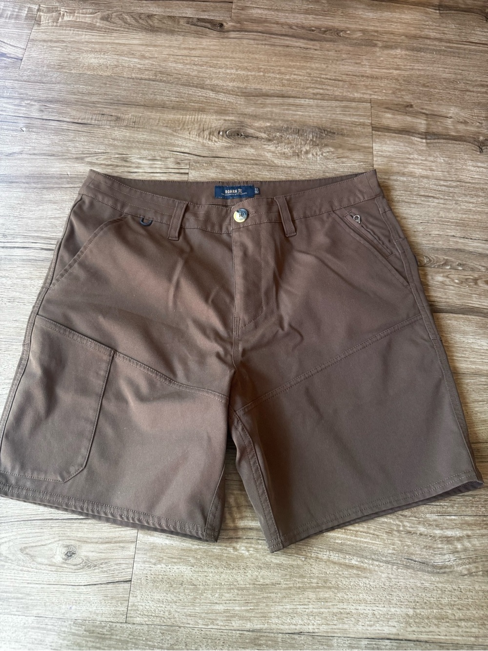 Roark chino shorts chocolate brown size 33